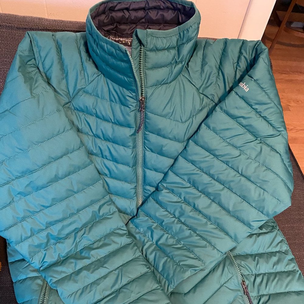 Columbia Powder Lite Plus Size Jacket in Waterfall